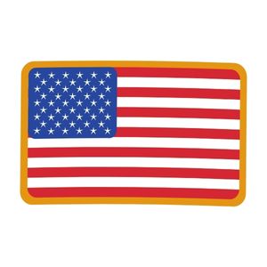 A stylized, square American flag with a thick gold border, representing a commitment to veteran-owned business principles.